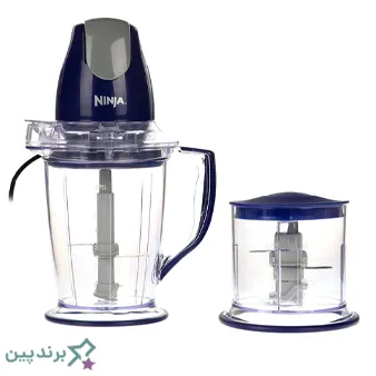 خردکن برقی چند کاره نینجا (Ninja) ساخت آمریکا، با تیغههای تیز و موتور قدرتمند جهت خرد کردن یخ و مواد غذایی