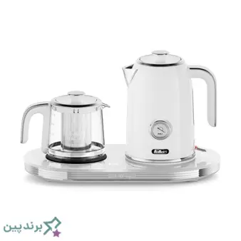 چای ساز فلر آلمانی با بدنه شیشهای شفاف؛ انتخابی از بهترین چای ساز برقی کنار همی برای آشپزخانه مدرن