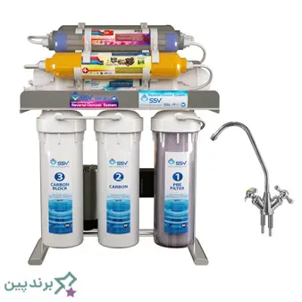دستگاه تصفیه آب خانگی برند S.S.V مناسب حذف نیترات و آرسنیک با فیلتر تایوانی
