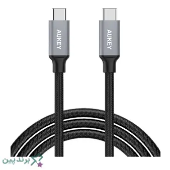 کابل شارژ آکی با کیفیت ساده و مناسب گوشی موبایل، با روکش بافتهشده یا PVC مقاوم