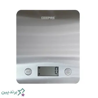 ترازوی ساده آشپزخانه جی پاس برای وزنکردن مواد غذایی معمول با وزن کم و ابعاد نسبتا جمعوجور