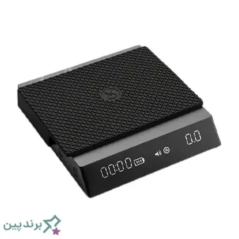 ترازوی دیجیتال آشپزخانه تایم مور بسیار دقیق برای قهوه و کارهای گرمی، دارای طراحی مینیمال و سطح صاف