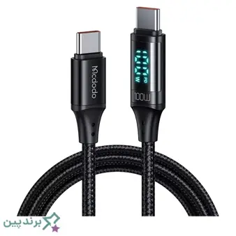 کابل شارژ مکدودو با طراحی مقاوم و شارژ قابلاعتماد گوشی موبایل با کانکتورهای متعدد تایپ سی و لایتنینگ