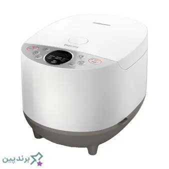 پلوپز فیلیپس با کنترل دقیق دما و دیگ چندلایه مناسب پخت یکنواخت خانگی، دارای کنترل هوشمند دما
