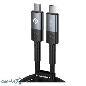 کابل شارژ پاورولوجی با روکش ضخیم و مناسب استفاده روزمره گوشی موبایل سامسونگ، شیائومی و آیفون