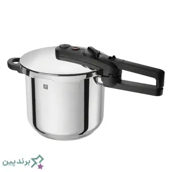 زودپز زولینگ Zwilling با طراحی مدرن و درب قفل ایمن و سوپاپ بخار خودتنظیم، جزو بهترین زودپزهای آلمانی