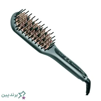 برس حرارتی رمینگتون (Remington) برند آمریکایی دارای دندانههای متراکم برای صافکردن موهای ضخیم