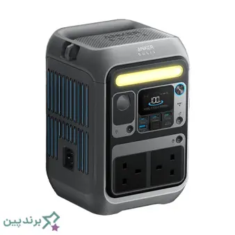 پاور استیشن انکر (Anker) مجهز به چرخ مقاوم و دسته تلسکوپی، مناسب برای کاربران پرمصرف خانگی