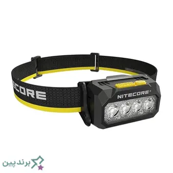 چراغ قوه پیشانی نایتکر (Nitecore) مجهز به سیستم نوری دوگانه Spot و Flood، مناسب برای طبیعتگردی و دویدن