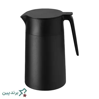 فلاسک چای ایکیا (Ikea)، دارای بدنه پلاستیکی زاویهدار و درب پیچی نیمهبازشونده