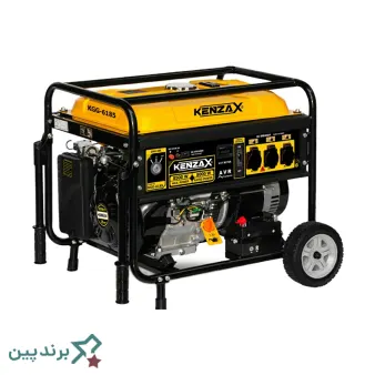 موتور برق کنزاکس (Kenzax) مجهز به مخزن سوخت حجیم و پنل آنالوگ، سیمپیچ تماممس، AVR و قطعات در دسترس