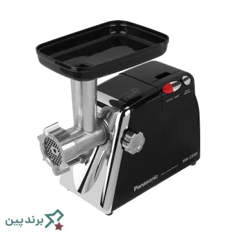 چرخ گوشت پاناسونیک (Panasonic) با بدنه صنعتی سنگین و تیغههای فولادی زاویهدار
