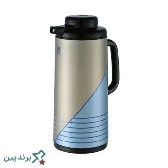 فلاسک چای پیکوک (Peacock)، مجهز به محفظه داخلی شیشه بوروسیلیکات، مناسب برای استفاده خانگی و اداری