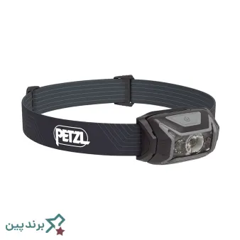چراغ قوه پیشانی پتزل (Petzl)، مجهز به فناوری Hybrid با قابلیت استفاده از باتری AAA، مناسب برای کوهنوردان حرفهای