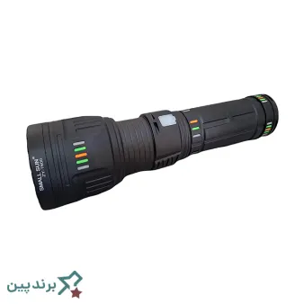 چراغ قوه دستی اسمال سان (Small Sun) با بدنه آلومینیومی و باتری حجیم، مناسب برای نگهبانی و مصارف اقتصادی