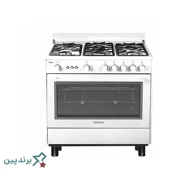 اجاق گاز فردار اسنوا (Snowa)، مجهز به محفظه فر با ظرفیت بالا و جوجهگردان همزمان، ساخت ایران