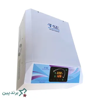 استابلایزر تیاسای (TSE)، مجهز به بدنه فلزی و نمایشگر دیجیتال، مناسب برای نصب ثابت خانگی و نیمهصنعتی