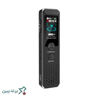 ضبطکننده صدا آیریور (iRiver) با بدنه فلزی تراشخورده و صفحه نمایش رنگی، مجهز به حافظه داخلی ۶۴ گیگابایت