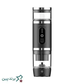 اسپرسوساز مسافرتی لپرسو (Lepresso)، دارای مخزن آب استیل SUS316 و درگاه شارژ Type-C