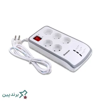 محافظ برق سیماران (Simaran) با طراحی باریک و پورت USB، مناسب برای تلویزیون و لوازم خانگی مدرن