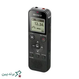 ضبطکننده صدا سونی (Sony) با میکروفون استریو داخلی، مجهز به فیلتر حذف نویز و درگاه USB کشویی