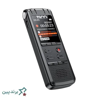 ضبط کننده صدا تسکو (TSCO)، دارای حافظه داخلی ۱۶ گیگابایت و بدنه پلاستیکی کوچک