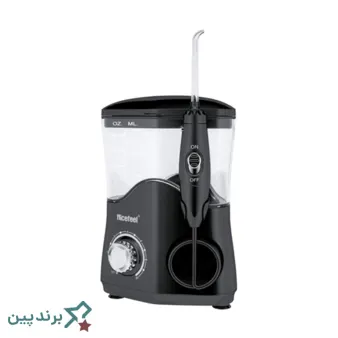 دستگاه شست وشوی دهان و دندان نایس فیل (Nicefeel) رومیزی، مجهز به مخزن حجیم و ولوم چرخشی تنظیم فشار
